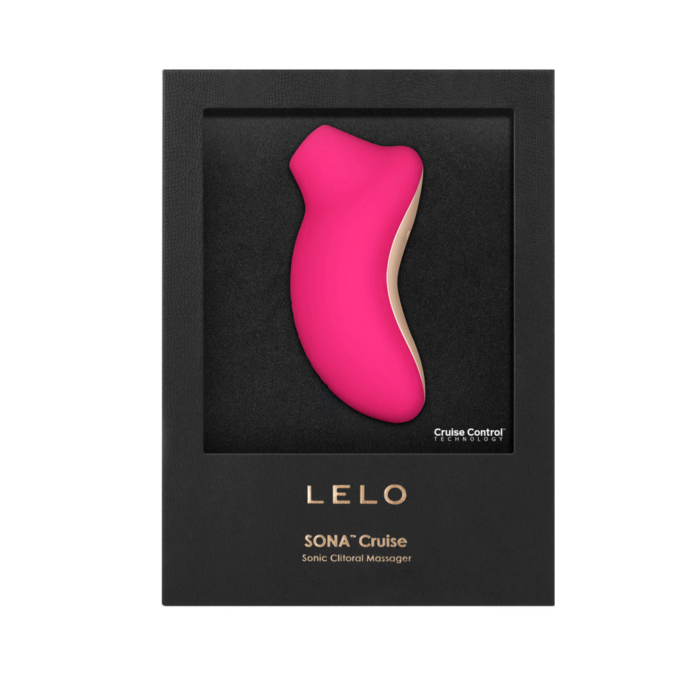 LELO SONA CRUISE Rechargeable Clitoral Stimulator Cerise - Fantasies Boutique