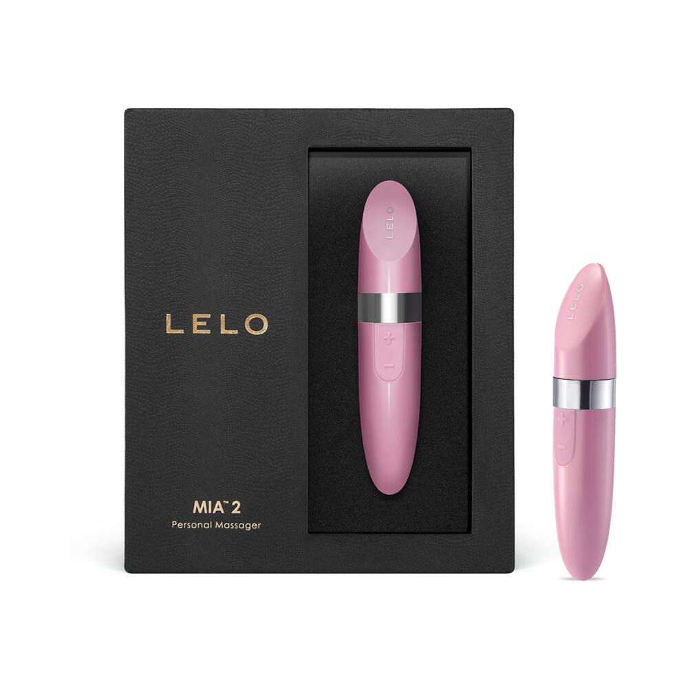 LELO MIA 2 Rechargeable Lipstick Vibrator Petal Pink - Fantasies Boutique