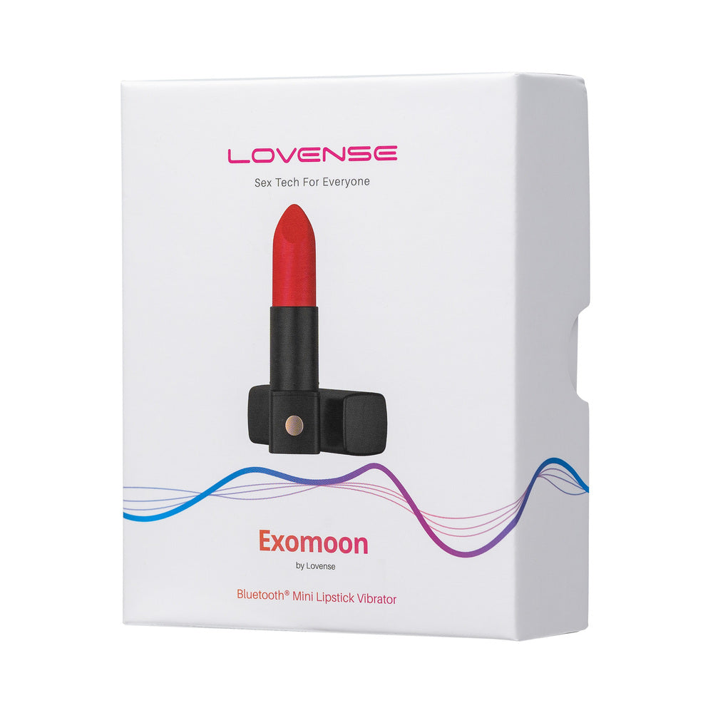 Lovense Exomoon Bluetooth Mini Lipstick Vibrator - Fantasies Boutique