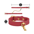 Temptasia Ardor Wrist & Ankle Restraints Red