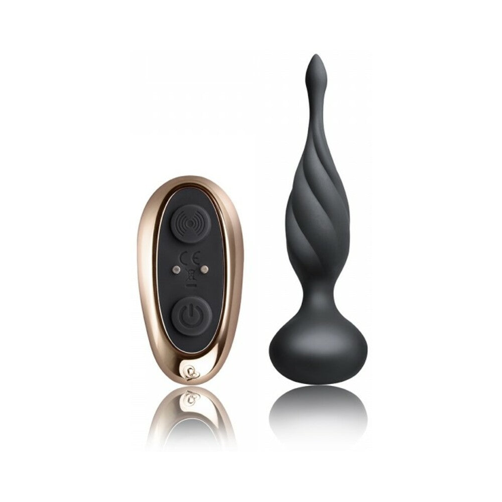 Petite Sensations Discover Silicone Anal Vibrator Black - Fantasies Boutique