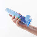 Fantasia Ballsy 6.5 in. Jelly Dildo Blue - Fantasies Boutique