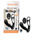 Butts Up Prostate Massager With Scrotum & Cock Ring Black - Fantasies Boutique