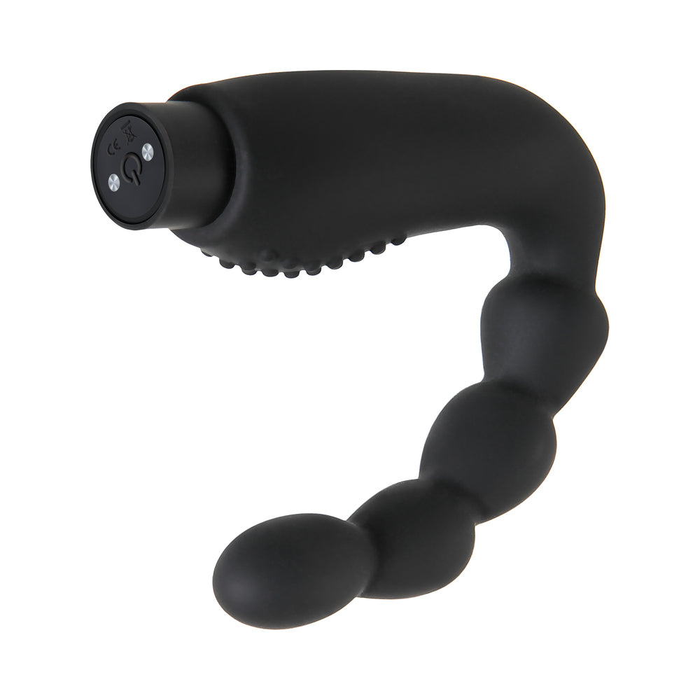 Zero Tolerance The Emperor Vibrating Silicone Prostate Massager Black - Fantasies Boutique