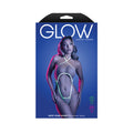 Fantasy Lingerie Glow Drop Some Money Cut-Out Halter Teddy with UV Rhinestones & Glow-in-the-Dark Elastic M/L