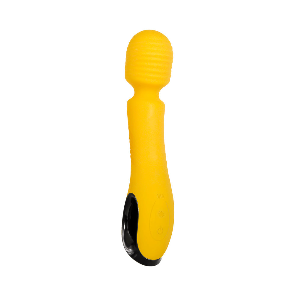 Evolved Buttercup Rechargeable Silicone Wand Vibrator Yellow - Fantasies Boutique