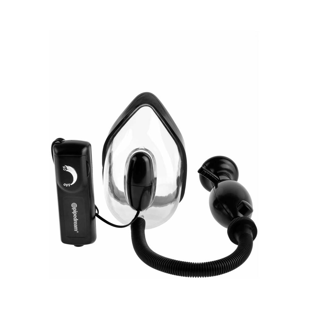 Fetish Fantasy Extreme Vibrating Pussy Pump Clear/Black - Fantasies Boutique