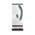 Evolved Chick Flick Rechargeable Vibrator with Flicker Silicone Mint - Fantasies Boutique