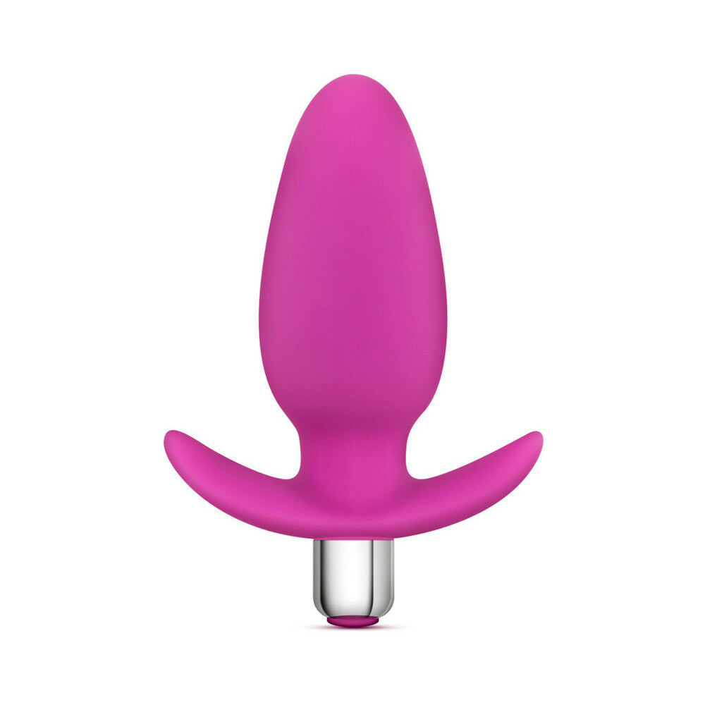 Luxe Little Thumper Vibrating Silicone Anal Plug Pink - Fantasies Boutique