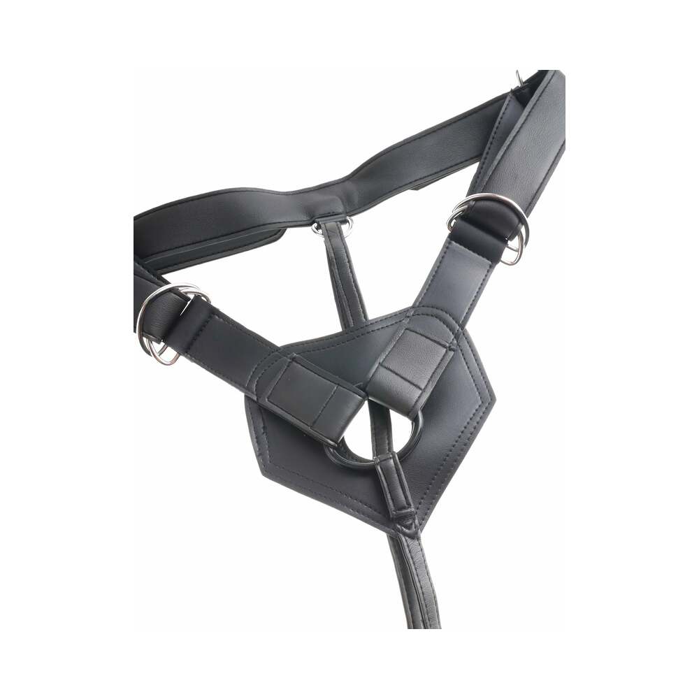 King Cock Strap-On Harness With 8 in. Cock Brown - Fantasies Boutique