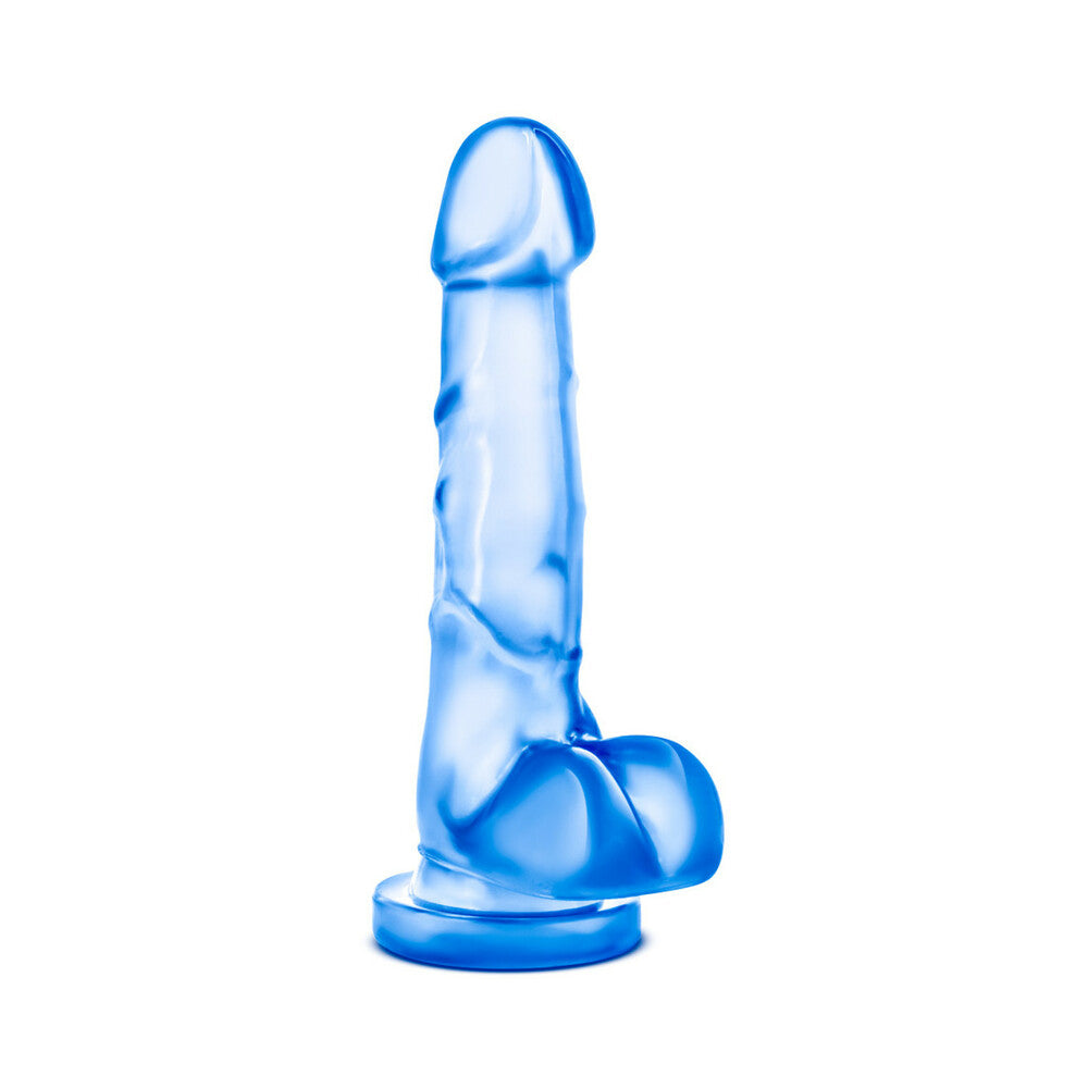 B Yours Sweet 'n Hard 4 Realistic 7 in. Dildo with Balls Blue - Fantasies Boutique