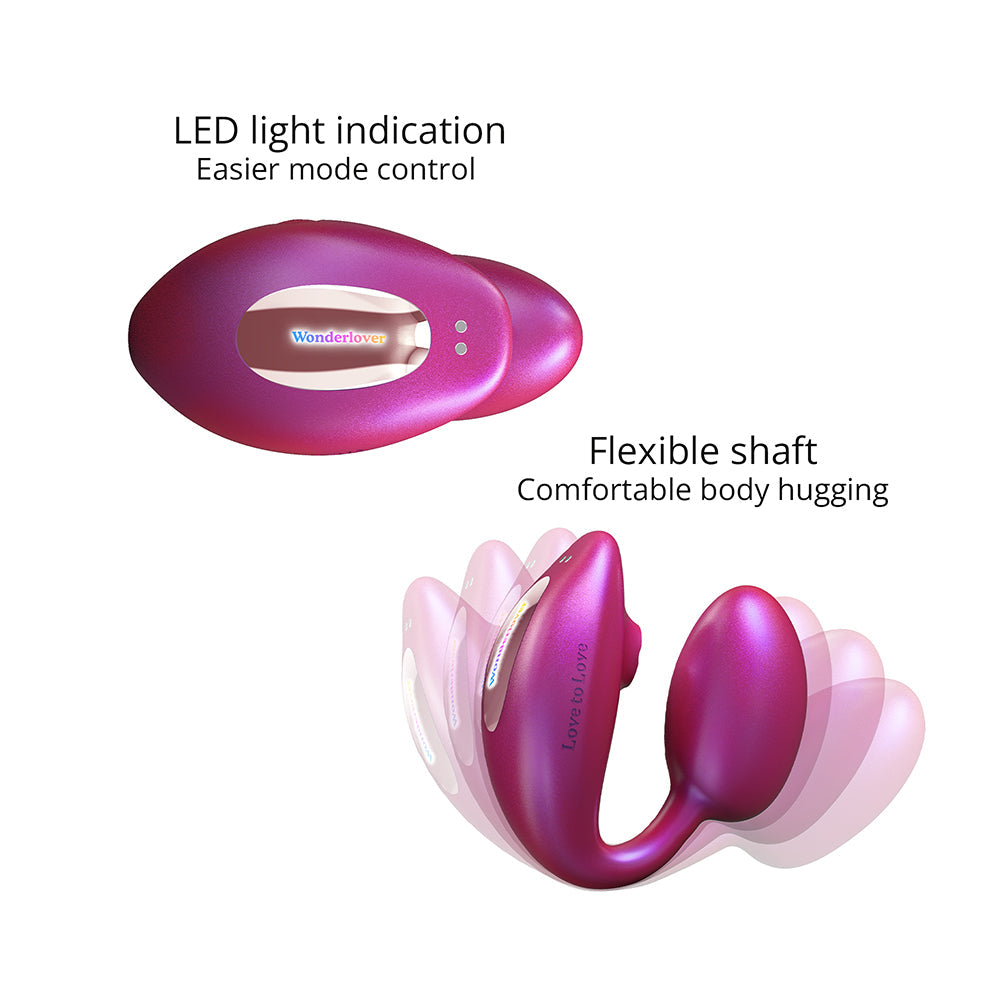 Love to Love Wonderlover with Remote Iridescent Berry - Fantasies Boutique