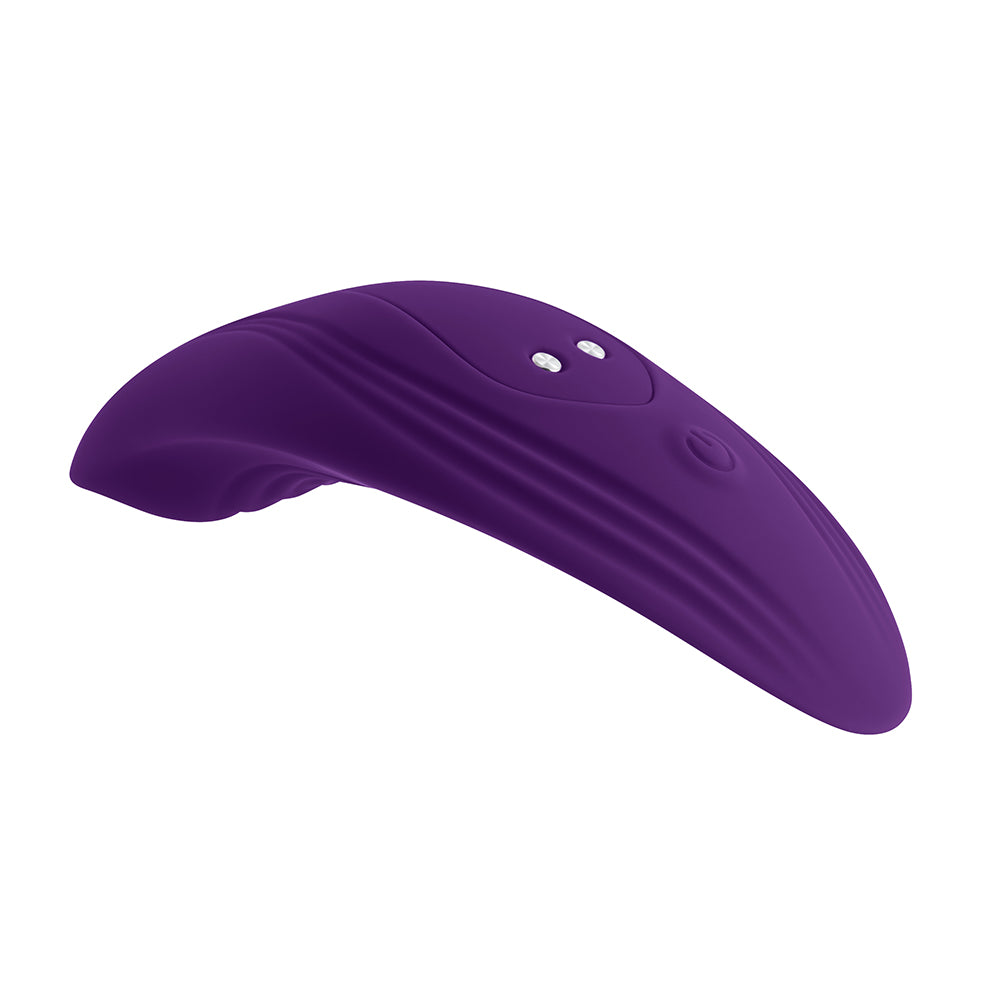 Playboy Our Little Secret Rechargeable Remote Controlled Silicone Underwear Vibrator Acai - Fantasies Boutique