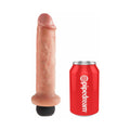 King Cock 7 in. Squirting Cock Realistic Dildo Beige - Fantasies Boutique