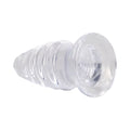Crystal Jellies Anal Twist 5 in. Clear