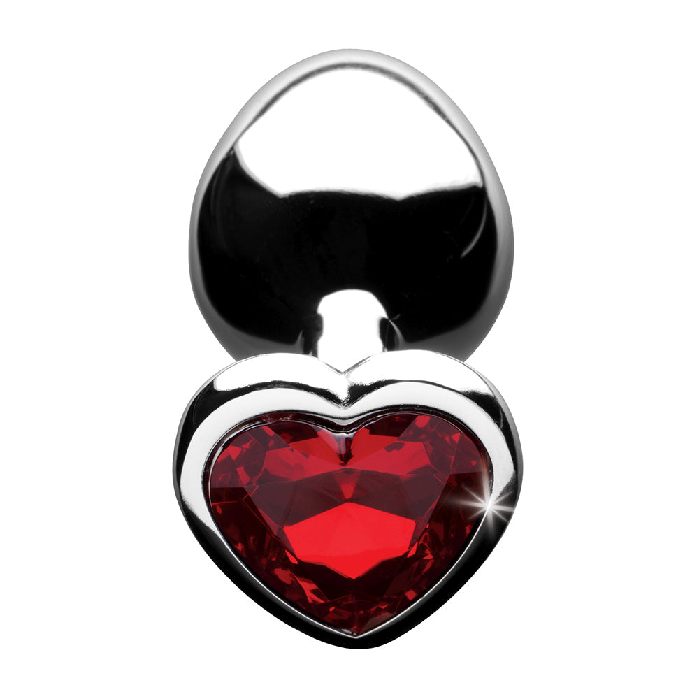 Booty Sparks Red Heart Gem Anal Plug M