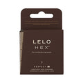 LELO HEX Respect XL Lubricated Latex Condoms 3-Pack - Fantasies Boutique