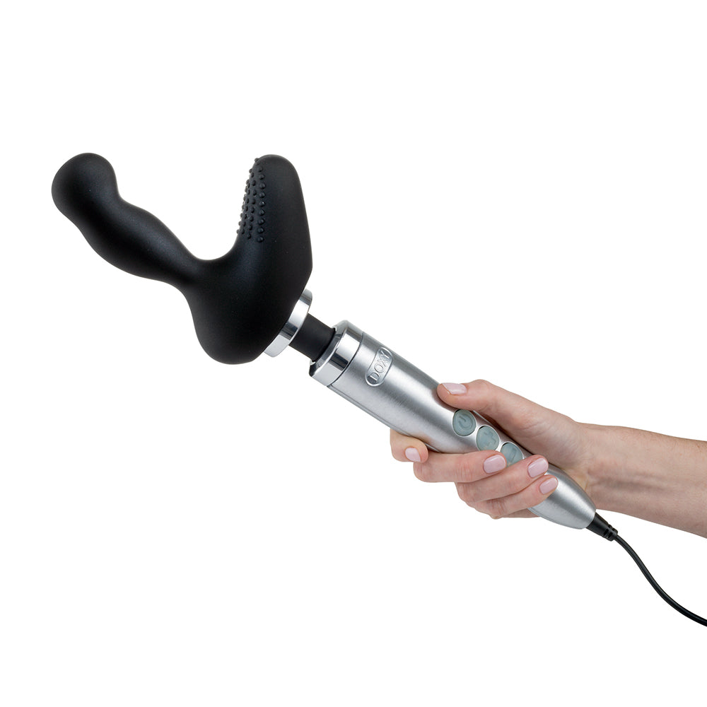 Doxy 3 Silicone Prostate Wand Attachment Black - Fantasies Boutique