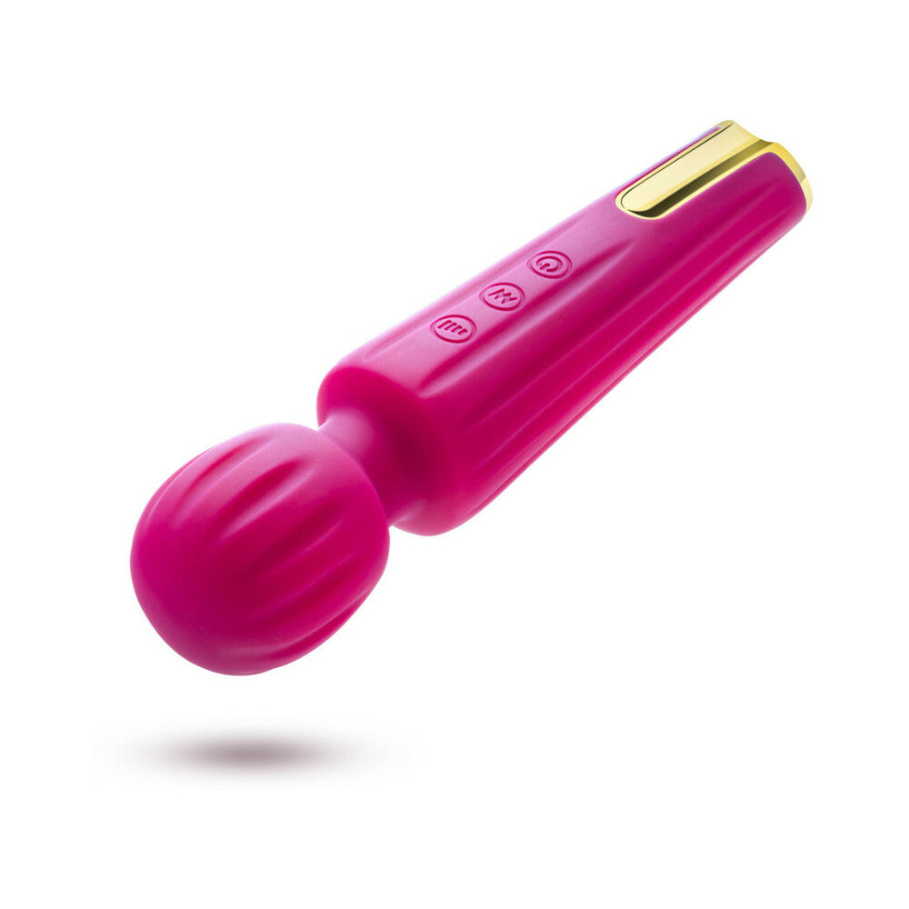 Blush Lush Allana Rechargeable Silicone Wand Vibrator Velvet - Fantasies Boutique