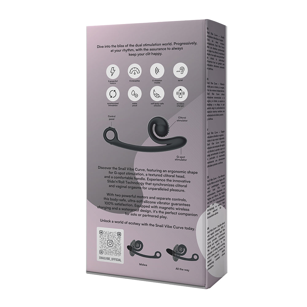 Snail Vibe Curve Black - Fantasies Boutique