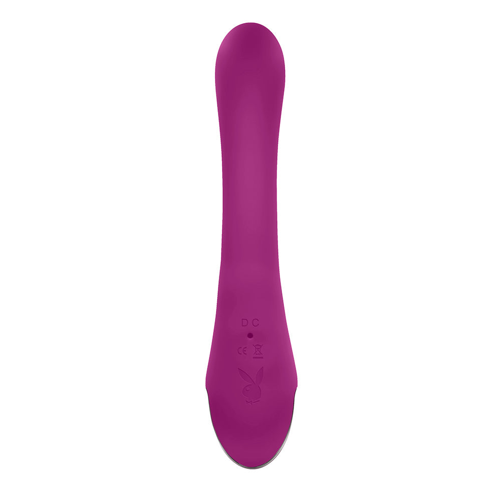 Playboy Thumper Rechargeable Tapping Silicone Dual Stimulation Vibrator Wild Star - Fantasies Boutique
