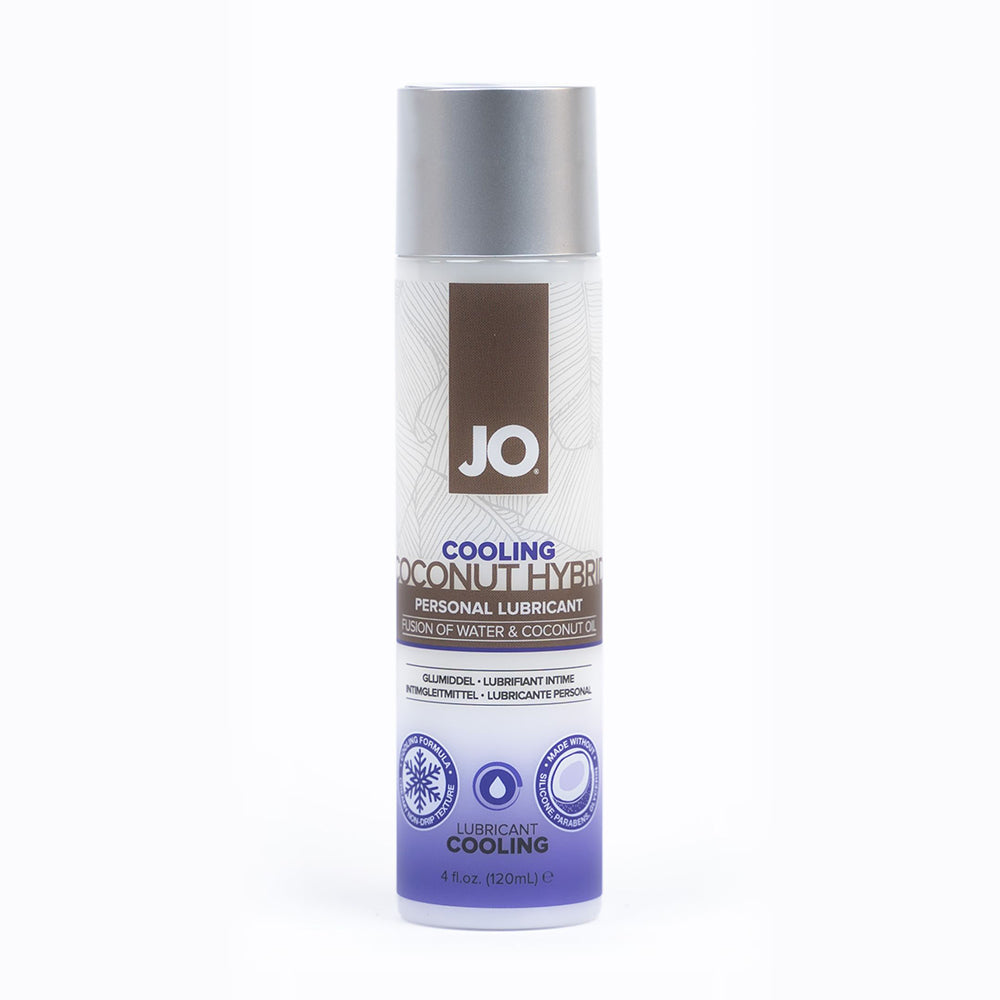 JO Coconut Hybrid Cooling Lubricant 4 oz. - Fantasies Boutique