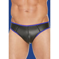 Ouch! Puppy Play Neoprene Jockstrap Blue L/XL - Fantasies Boutique