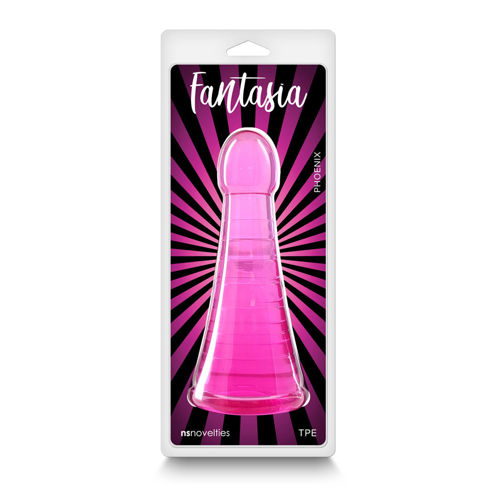 Fantasia Phoenix Jelly Dildo Pink - Fantasies Boutique