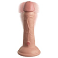 King Cock Elite 6 in. Vibrating Realistic Dildo With Suction Cup Beige - Fantasies Boutique