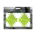 Fantasy Lingerie Glow-In-The-Dark Crystal 1 Pair Jeweled Pasties Neon Green O/S - Fantasies Boutique