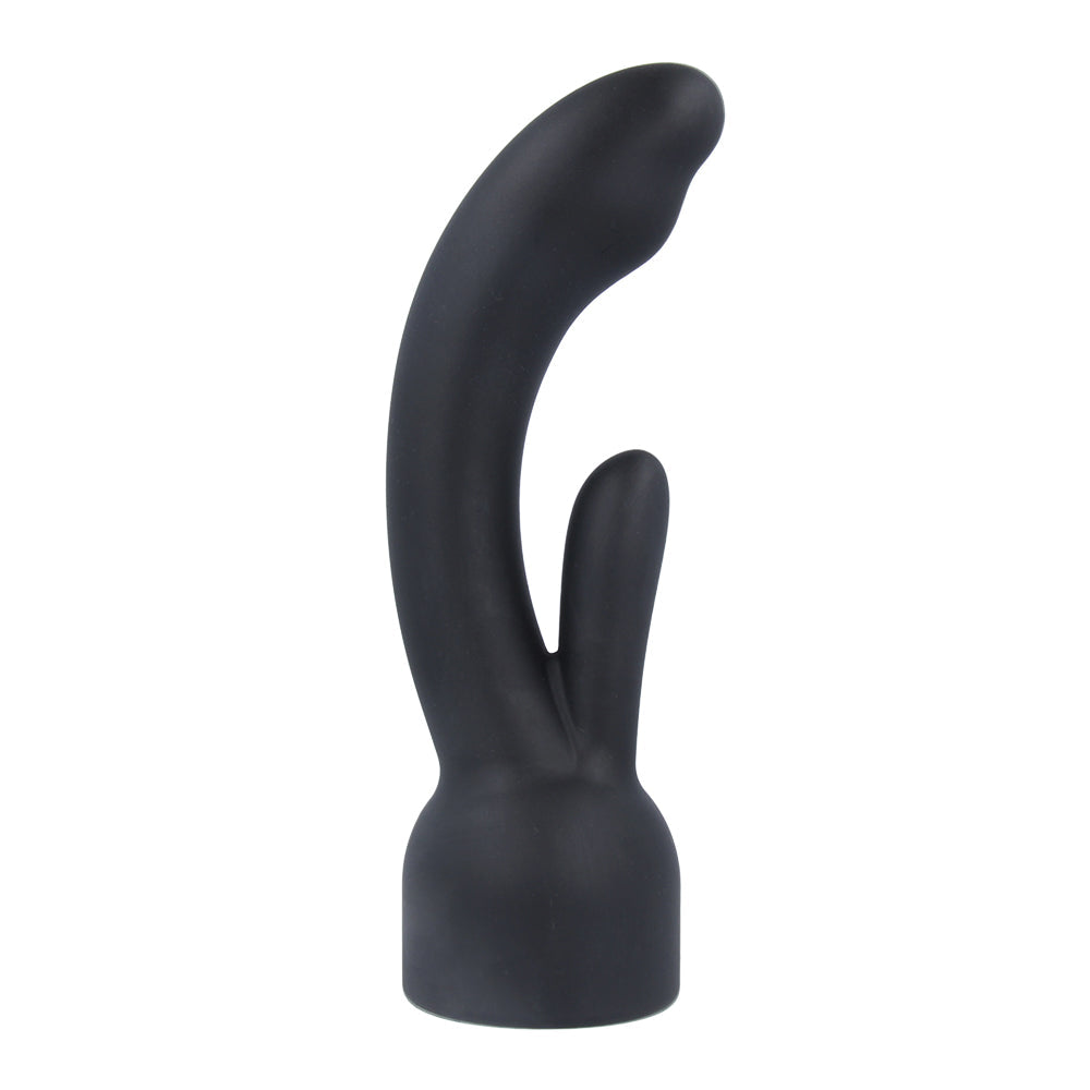 Doxy 3 Silicone Rabbit Wand Attachment Black - Fantasies Boutique