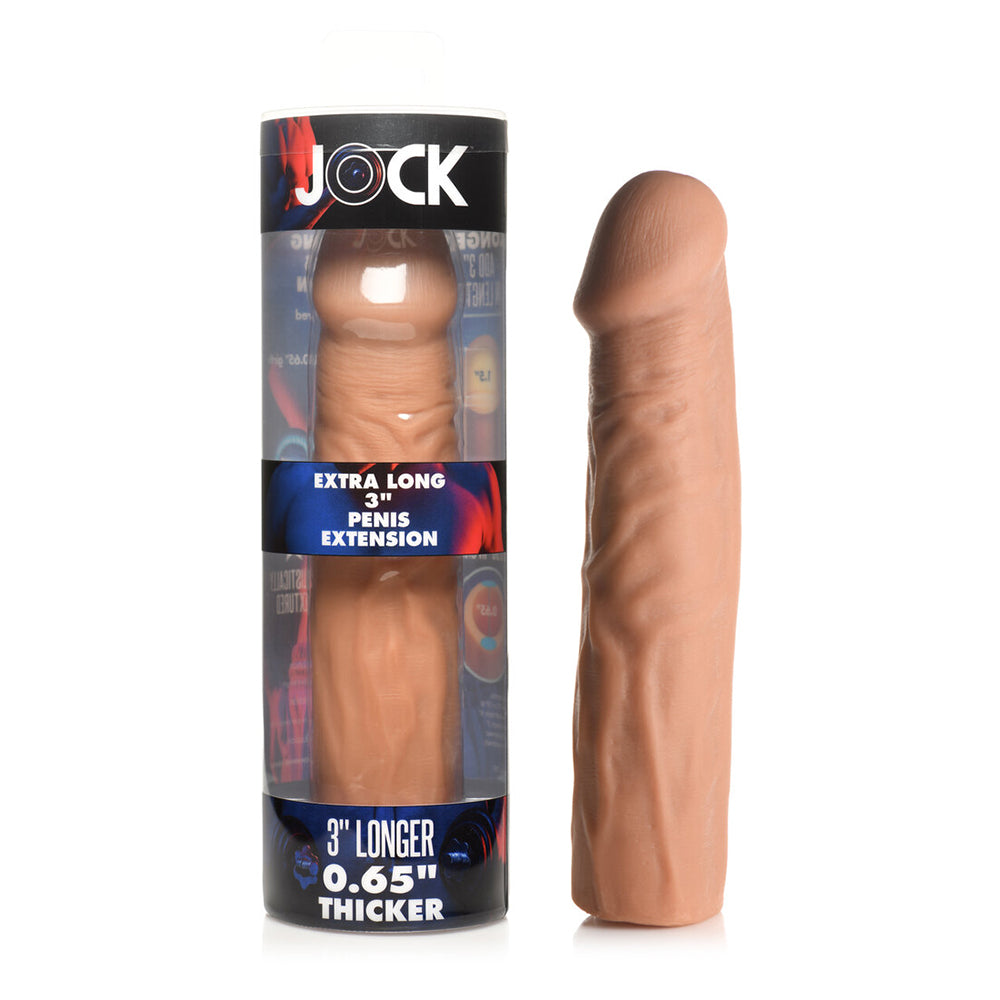 Jock Extra Long Penis Extension Sleeve 3 in. Medium - Fantasies Boutique