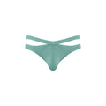 Male Power Eco Cozy Cutout Thong Green L/XL