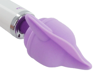 Wand Essentials Fluttertip Wand Attachment Purple