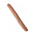 King Cock 12 in. Slim Double Dildo Realistic Tan - Fantasies Boutique