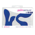 PalmPower PalmSensual Attachments 2-Piece Silicone Massager Heads Blue - Fantasies Boutique