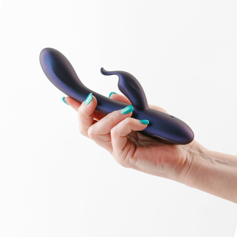 Royals Empress Rabbit Vibrator Metallic Blue - Fantasies Boutique