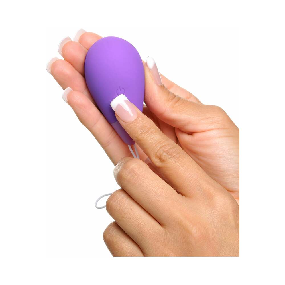 Fantasy For Her Remote Kegel Excite-Her Rechargeable Silicone Trainer Purple - Fantasies Boutique