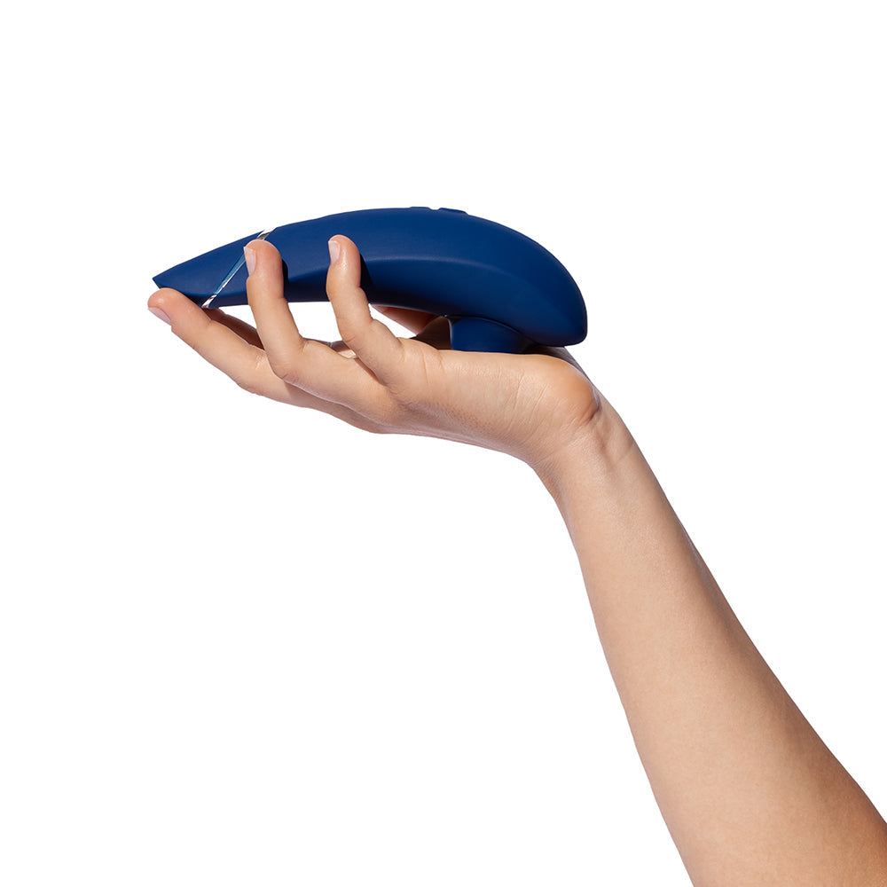 Womanizer Premium 2 Rechargeable Silicone Luxurious Pleasure Air Clitoral Stimulator Blueberry - Fantasies Boutique
