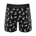 Shinesty The Bare Back Bones Glow-in-the-Dark Skeletons Ball Hammock Pouch Underwear with Fly 2XL