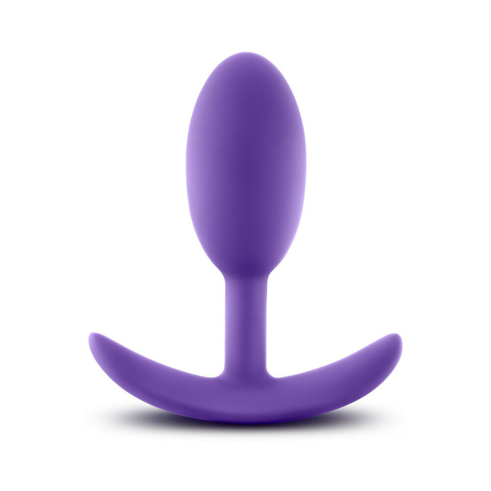 Blush Luxe Wearable Vibra Slim Plug Medium Purple - Fantasies Boutique