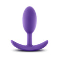 Blush Luxe Wearable Vibra Slim Plug Medium Purple - Fantasies Boutique