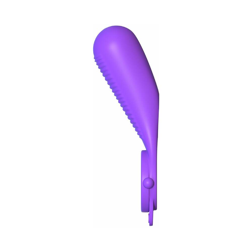 Fantasy C-Ringz Remote-Controlled Vibrating Ride N Glide Couples Ring Purple - Fantasies Boutique