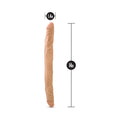 Blush B Yours 14 in. Double Dildo Tan - Fantasies Boutique