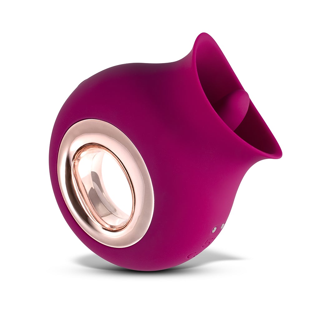 Honey Play Box Alvina Luxury Tongue Licking Clitoral Vibrator Magenta - Fantasies Boutique