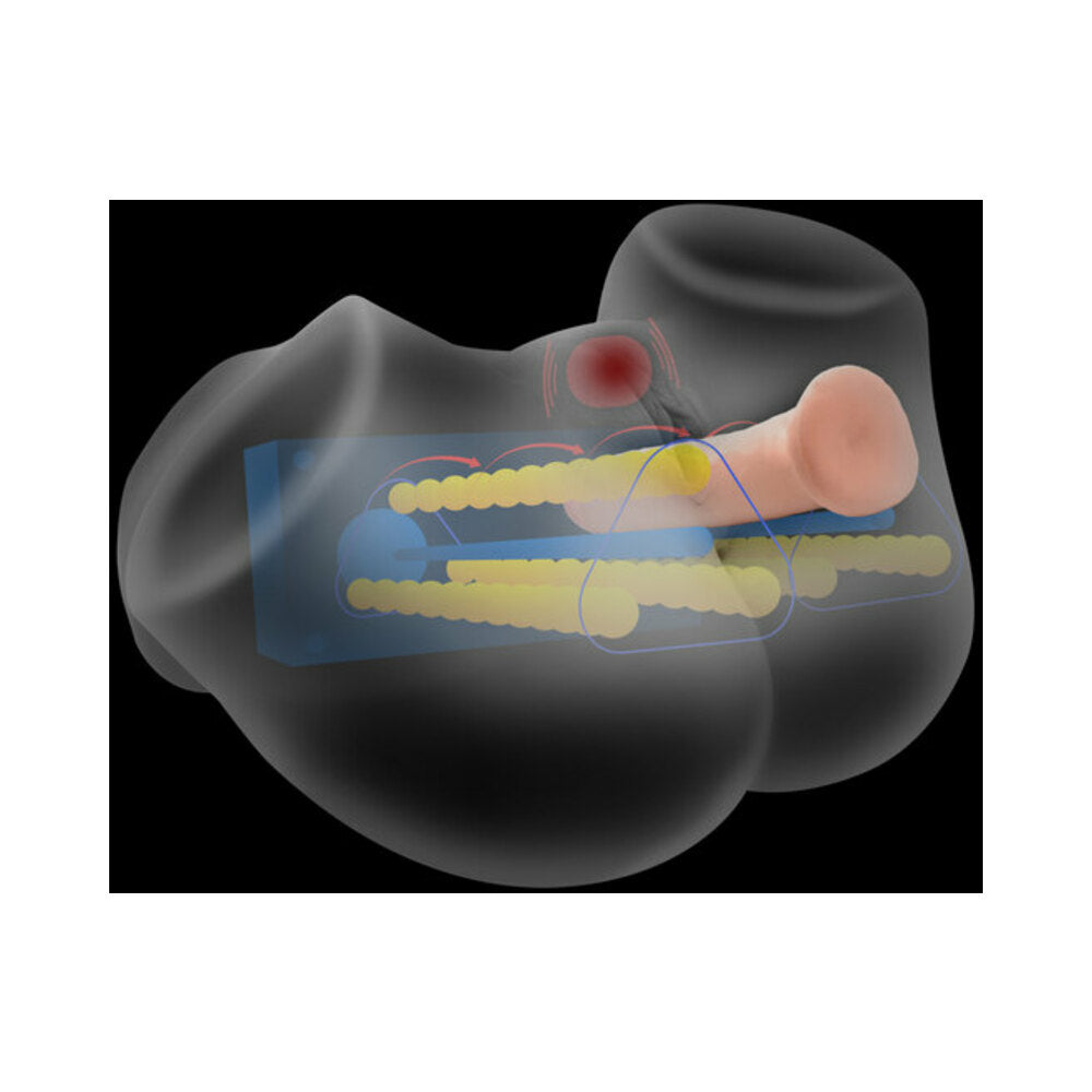 Mistress Vibrating & Squeezing Pussy & Ass Masturbator Medium - Fantasies Boutique