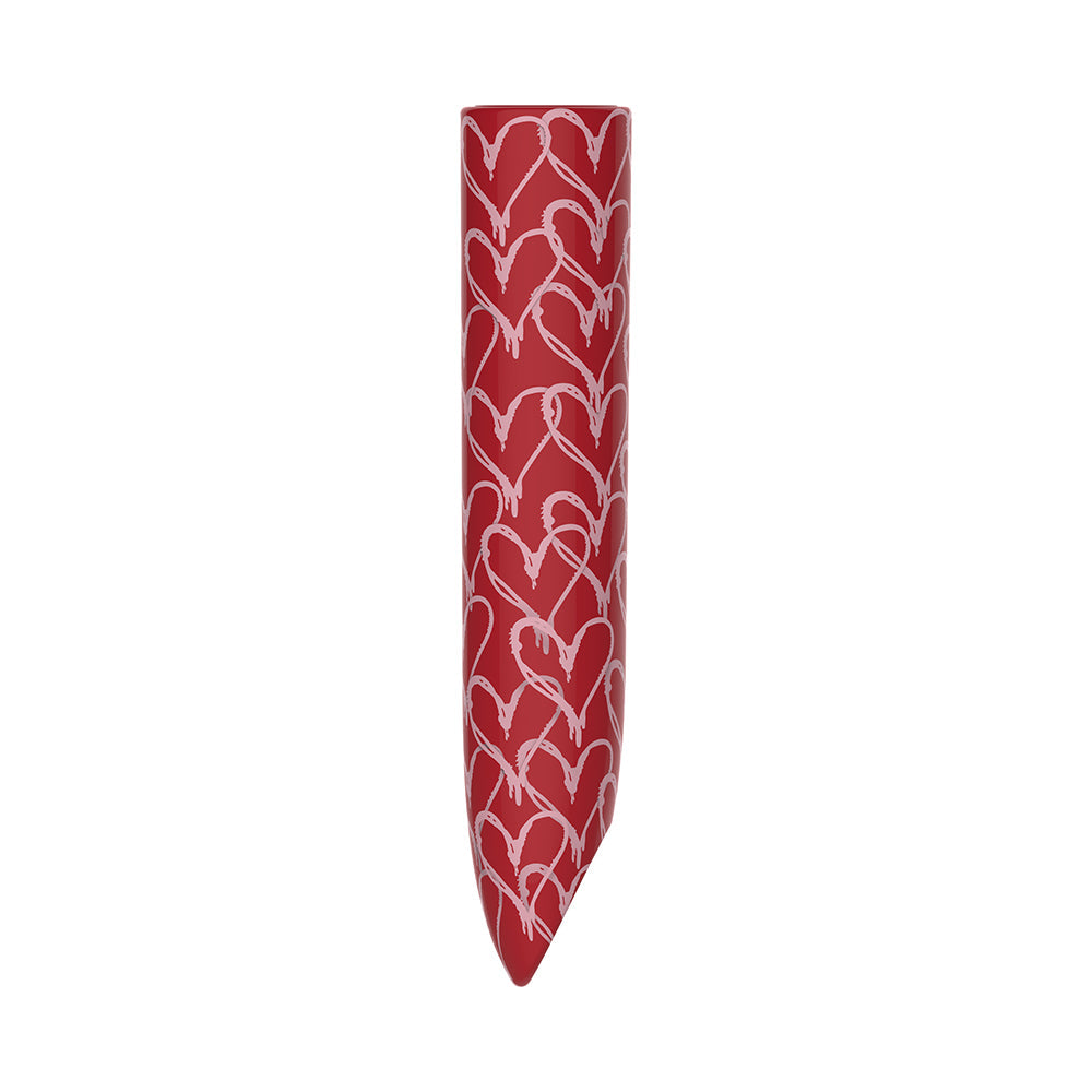 Luv Inc Hb82 Heart Bullet Vibrator Red - Fantasies Boutique