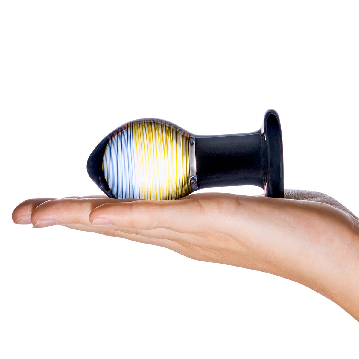 Glas 3.5 in. Galileo Glass Butt Plug - Fantasies Boutique