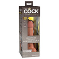 King Cock Elite 6 in. Dual Density Silicone Cock Realistic Dildo With Suction Cup Tan - Fantasies Boutique