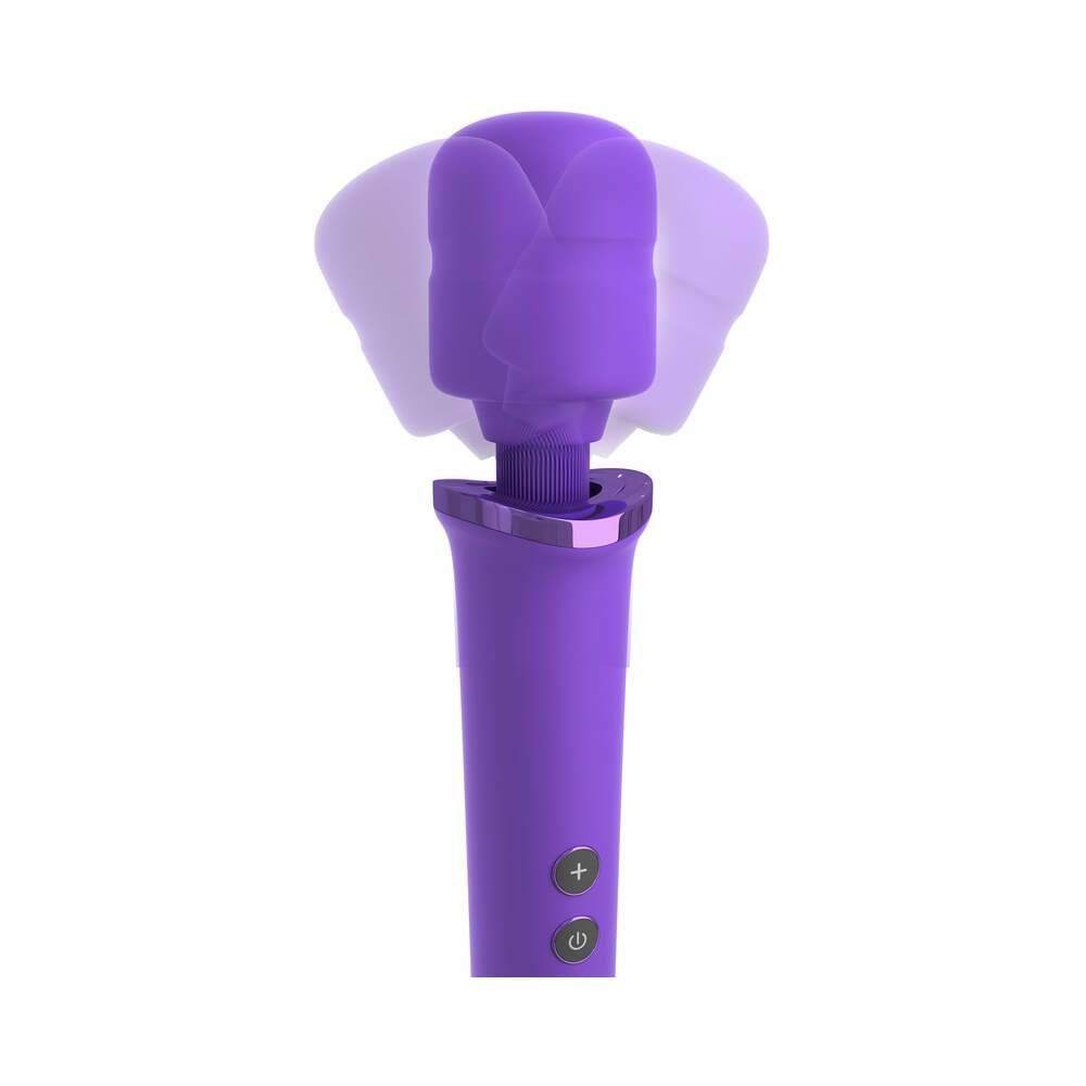 Fantasy For Her Her Rechargeable Power Wand Silicone Vibrator Purple - Fantasies Boutique